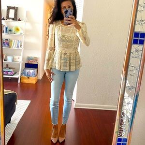 Cute lace sweater